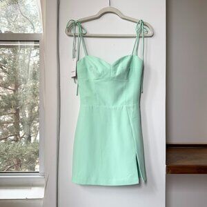 NWT Amanda Uprichard Taylor Skort Romper Green Small